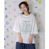 オフホワイト | Majisand×Parity クマネコサンドTシャツ | ScoLar
