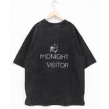真夜中の訪問者柄Tシャツ | ScoLar | 詳細画像10