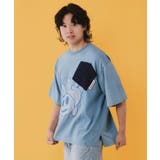 ポケットからこぼれウサギ アップリケTシャツ | ScoLar | 詳細画像9