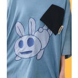 ポケットからこぼれウサギ アップリケTシャツ | ScoLar | 詳細画像5