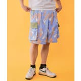 オレンジ | Parityキャラ トロピカルリーフ柄ハーフパンツ | ScoLar