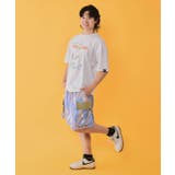 Parityキャラ トロピカルリーフ柄ハーフパンツ | ScoLar | 詳細画像2 