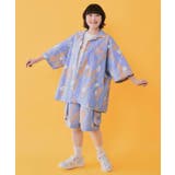 Parityキャラ トロピカルリーフ柄ハーフパンツ | ScoLar | 詳細画像8 