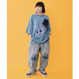 ヒッコリーorデニム 膝アップリケパンツ | ScoLar | 詳細画像1 