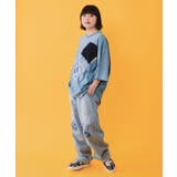 ヒッコリーorデニム 膝アップリケパンツ | ScoLar | 詳細画像2 