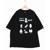 ブラック | UMA・UAP集合柄Tシャツ | ScoLar