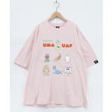 ピンク | UMA・UAP集合柄Tシャツ | ScoLar
