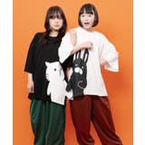 ポポラ柄裏地つき 薄手ジャージパンツ | ScoLar | 詳細画像9