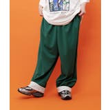 ポポラ柄裏地つき 薄手ジャージパンツ | ScoLar | 詳細画像2