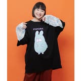 ポンポン ポポラ柄Tシャツ | ScoLar | 詳細画像1 
