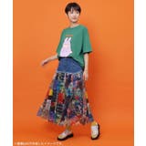 ポンポン ポポラ柄Tシャツ | ScoLar | 詳細画像7 