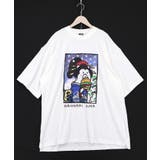 はんなりクマバーガー柄Tシャツ | ScoLar | 詳細画像9