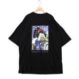 ブラック | はんなりクマバーガー柄Tシャツ | ScoLar