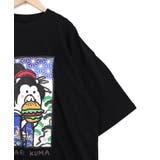 はんなりクマバーガー柄Tシャツ | ScoLar | 詳細画像15