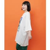 はんなりクマバーガー柄Tシャツ | ScoLar | 詳細画像3
