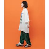 はんなりクマバーガー柄Tシャツ | ScoLar | 詳細画像4