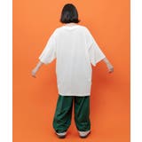はんなりクマバーガー柄Tシャツ | ScoLar | 詳細画像5