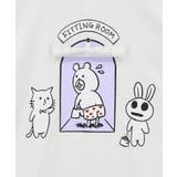 試着室の秘密 お着替え中クマ柄Tシャツ | ScoLar | 詳細画像9