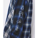 七つのIZON チェック柄切替シャツパーカー | ScoLar | 詳細画像8 