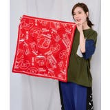 ポケットからひょっこりネコ柄 バンダナ付きプルオーバー | ScoLar | 詳細画像7