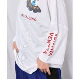 UFO離脱クマ柄Tシャツ | ScoLar | 詳細画像5