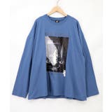 ブルー | 理科室のヒ・ミ・ツ柄 蓄光プリントTシャツ | ScoLar