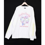 オフホワイト | ぐるぐるおばけウサギTシャツ | ScoLar