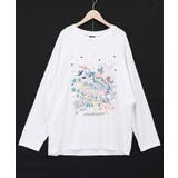 オフホワイト | Parityキャラ 惑星ラメプリントTシャツ | ScoLar