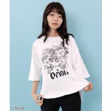 オフホワイト | orion×ScoLar フラワーカーニバル柄Tシャツ | ScoLar