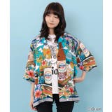ブラック | orion×ScoLar スカーフ柄シャツ | ScoLar