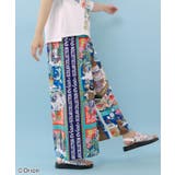 orion×ScoLar スカーフ柄パンツ | ScoLar | 詳細画像2