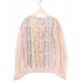 蝶花柄シアー重ねプルオーバー | ScoLar | 詳細画像19