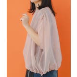 蝶花柄シアー重ねプルオーバー | ScoLar | 詳細画像10