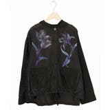 ブラック | 花柄シアーブルゾン | ScoLar