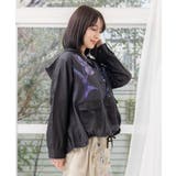 花柄シアーブルゾン | ScoLar | 詳細画像3
