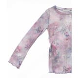 花蝶アート柄 ラメチュールロングスリーブTシャツ | ScoLar | 詳細画像8