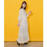 透かし編みニットロングベスト | ScoLar | 詳細画像2 