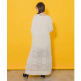 透かし編みニットロングベスト | ScoLar | 詳細画像4 