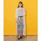 透かし編みニットロングベスト | ScoLar | 詳細画像5 