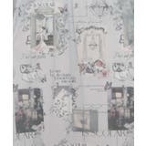 現在と過去イメージプリント チュール重ねワンピース | ScoLar | 詳細画像9 