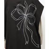 リボン刺繍テーラードジレ | ScoLar | 詳細画像11 