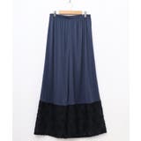 ネイビー | シフォン切替インナーパンツ | ScoLar