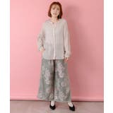 パリ柄ガーゼ 2WAYシャツプルオーバー | ScoLar | 詳細画像2 