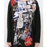 花蝶コラージュ柄ワンピース | ScoLar | 詳細画像12 