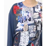 花蝶コラージュ柄ワンピース | ScoLar | 詳細画像17 