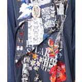 花蝶コラージュ柄ワンピース | ScoLar | 詳細画像19 