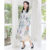 星座と花束柄シャツワンピース | ScoLar | 詳細画像9 