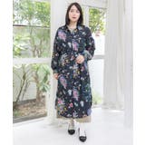 星座と花束柄シャツワンピース | ScoLar | 詳細画像11 