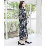 星座と花束柄シャツワンピース | ScoLar | 詳細画像13 