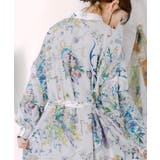 星座と花束柄シャツワンピース | ScoLar | 詳細画像4 